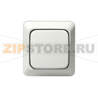 Переключатель одноклавишный с контрольной подсветкой 16 А, 250 В, монтаж: поверхностный, белый ABB 2TKA000190G1