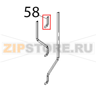 Tubo interno umidita D=16, SP=1 Unox XBC 815G Tubo interno umidita D=16, SP=1 Unox XBC 815GЗапчасть на деталировке под номером: 58