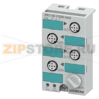 AS-I COMPACT MODULE K45, IP67, A/B-SLAVE (SPEC 3.0), DIGITAL, 4DO, PNP, 4 X OUTPUT OUTPUT SUPPLY DC 24V, 4 X M12 STANDARD ASSIGNMENT MOUNTING PLATE 3RK1901-2EA00 OR 3RK1901-2DA00 TO BE ORDERED SEPARATELY Siemens 3RK2100-1CQ20-0AA3