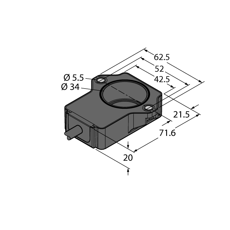 Энкодер миниатюрный Turck RI120P1-QR20-LU4X2 