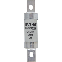Предохранитель, 80 A, AC 500 В, 80 кА, BS88, 21x95 мм, gL/gG, BS Eaton OSD 80A 500V AC BS88 gG FU