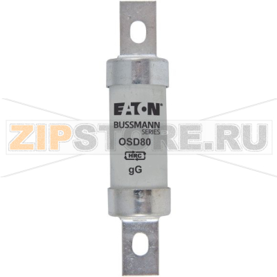 Предохранитель, 80 A, AC 500 В, 80 кА, BS88, 21x95 мм, gL/gG, BS Eaton OSD 80A 500V AC BS88 gG FU 