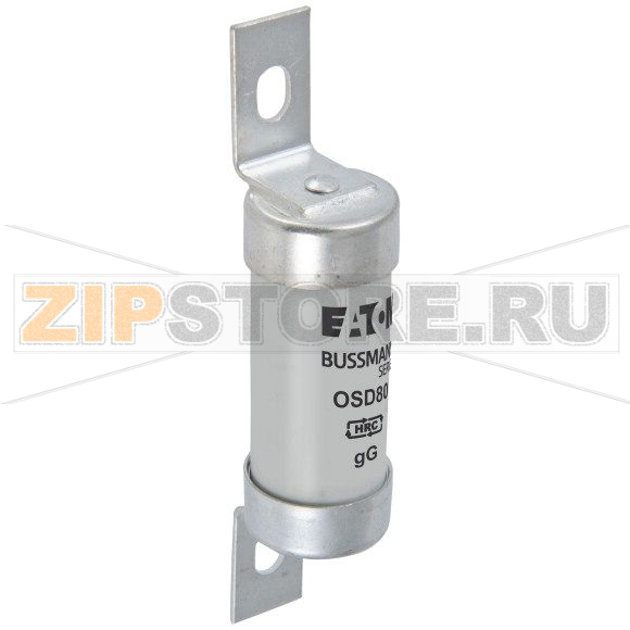 Предохранитель, 80 A, AC 500 В, 80 кА, BS88, 21x95 мм, gL/gG, BS Eaton OSD 80A 500V AC BS88 gG FU 
