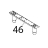 Piedini inox regolabile da 2 Unox XBC 905