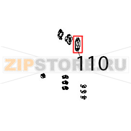Coperchio per scrocco forno Unox XBC 905 Coperchio per scrocco forno Unox XBC 905Запчасть на деталировке под номером: 110