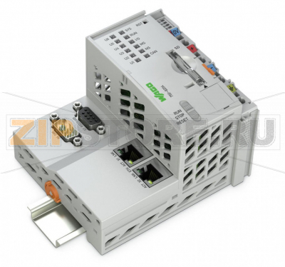Контроллер PFC200; 2 x ETHERNET, RS-232/-485, CAN, CANopen; светло-серые Wago 750-8204 Модуль управления PFC200 представляет собой компактный ПЛК для модульных систем WAGO-I/O-SYSTEM. Помимо сетевых интерфейсов и интерфейсов полевых шин модуль управления поддерживает все дискретные, аналоговые и специальные модули, входящие в серию 750/753. Два интерфейса ETHERNET, а также интегрированный маршрутизатор обеспечивают возможность встраивания в топологию сети. Интегрированный веб-сервер предоставляет пользователю возможность выполнять конфигурацию и получать информацию о состоянии от PFC200.Кроме обрабатывающей промышленности и автоматизации инженерных систем зданий, типичными сферами применения для PFC200 являются машинное производство и технологические линии (например, упаковочные линии, бутилирование, текстильное производство, производство и обработка металла и древесины).Программирование в соответствии с IEC 61131-3Возможность программирования через WAGO-I/O-PRO V2.3 Прямое подсоединение модулей ввода-вывода WAGO2 x ETHERNET (коммутируемые), RS-232/-485б CAN, CANopenОС Linux 3.6 с пакетом исправлений RT-PreemptionКонфигурирование через CODESYS или интерфейс управления на базе WebОтсутствие необходимости техобслуживания...