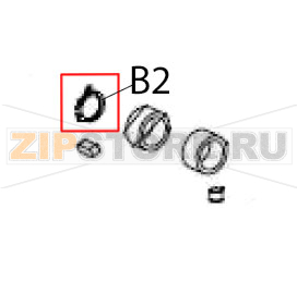 Circlip for shaft Hurakan HKN-12CR Circlip for shaft Hurakan HKN-12CRЗапчасть на деталировке под номером: B2