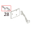 Locking support LCBT-3S Toshiba TEC B-SX5T-TS22-QM-R