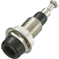 Гнездо лабораторное, Ø контакта: 2 мм, черное, 1 шт TRU Components TC-R1-17