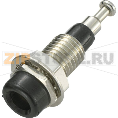 Гнездо лабораторное, Ø контакта: 2 мм, черное, 1 шт TRU Components TC-R1-17 