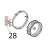 Guarn. PTFE and CARB 100x22x0.8 sp-c/fori 1999 Unox XF 183