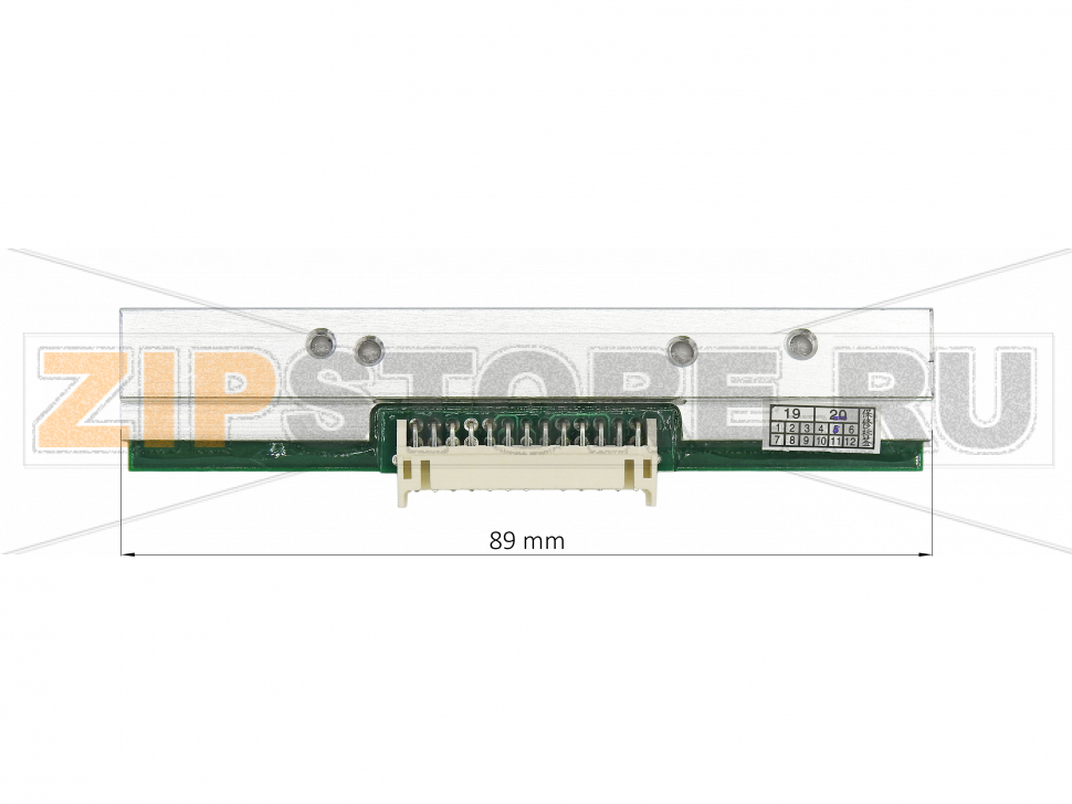 Печатающая термоголовка для весов DIGI SM-500 V2 MK4 (Два ряда контактов, без крепления)  Термоголовка для весов DIGI SM-500 V2 MK4 (Два ряда контактов) Ресурс термоголовки - 50 км.