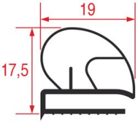 УПЛОТНИТЕЛЬ ПОД ПАНЕЛЬ 2012 - 2300 ММ