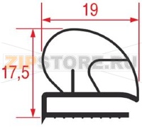 УПЛОТНИТЕЛЬ ПОД ПАНЕЛЬ 2012 - 2300 ММ