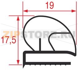 УПЛОТНИТЕЛЬ ПОД ПАНЕЛЬ 2012 - 2300 ММ 
