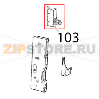 Microinterruttore porta MK 16 A, 230 V UL Unox XFT 110 Microinterruttore porta MK 16 A, 230 V UL Unox XFT 110Запчасть на деталировке под номером: 103