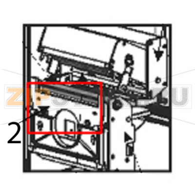 Peel mechanism Zebra TLP-2746e Peel mechanism Zebra TLP-2746eЗапчасть на деталировке под номером: 2