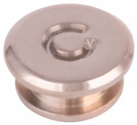 DECOR HANDLE INSERT - COLD C CHROME PL
