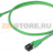 Кабель ETHERNET; Кат. 6А; RJ45, осевая фиксация; RJ45, осевая фиксация; Длина: 2 м; зеленые Wago 756-1250/1023-020 - Кабель ETHERNET; Кат. 6А; RJ45, осевая фиксация; RJ45, осевая фиксация; Длина: 2 м; зеленые Wago 756-1250/1023-020