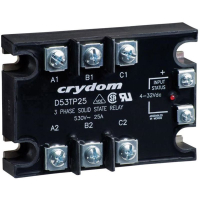 Реле твердотельное 25 А, 530 В/AC, 1 шт Crydom A53TP25D