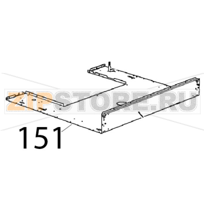 Rocchetto detergente tubo Ø: 8 Unox XBC 615EG Rocchetto detergente tubo Ø: 8 Unox XBC 615EGЗапчасть на деталировке под номером: 151