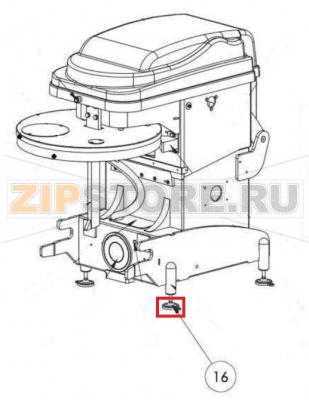 Piedini Sigma VE 80                       Piedini Sigma VE 80Запчасть на сборочном чертеже под номером: 16Название запчасти Sigma на итальянском языке: Piedini Sigma VE 80