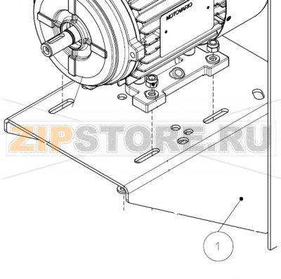 Supporto motore inversione ES 10-34 Imesa ES 10                 Supporto motore inversione ES 10-34 Imesa ES 10Запчасть на сборочном чертеже под номером: 1Название запчасти на итальянском языке: Supporto motore inversione ES 10-34 Imesa ES 10