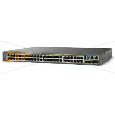 Коммутатор 48xGE (PoE+), 4xSFP, LAN Base Cisco WS-C2960RX-48FPS-L 