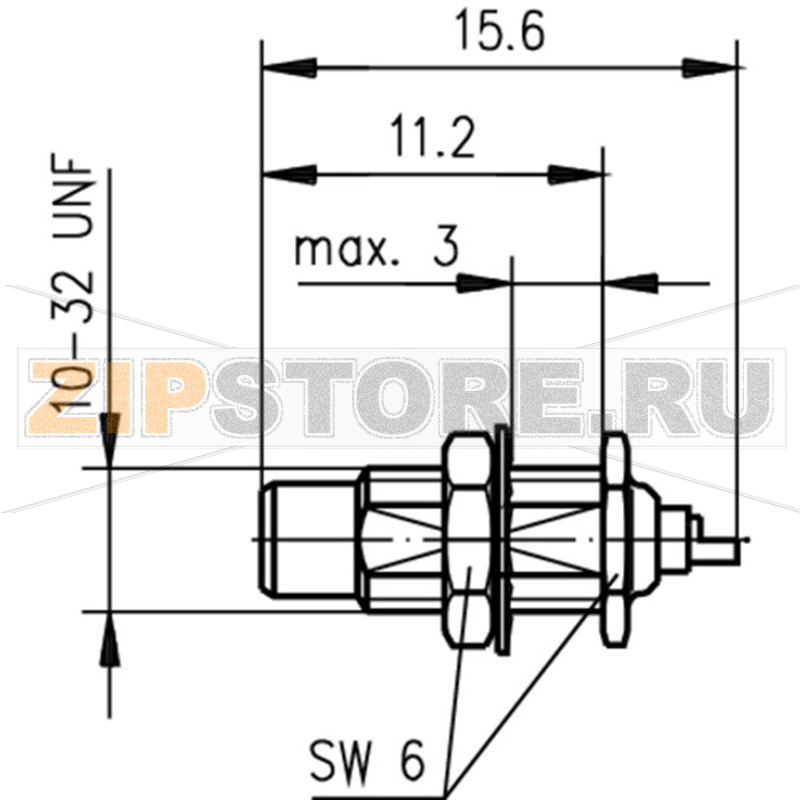 Разъем SMC, 50 Ом, 1 шт Telegärtner J01170A0011 