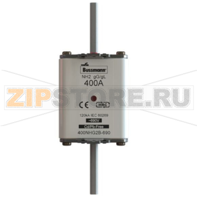 Предохранитель, 250 A, AC 690 В, 120 кА, NH2, gL/gG, IEC Eaton NH FUSE 250A 690V gG SIZE 2 