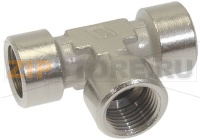 Т-ОБРАЗНЫЙ НИКЕЛИРОВАННЫЙ ФИТИНГ Ø 1/2"F-1/2"F-1/2"F