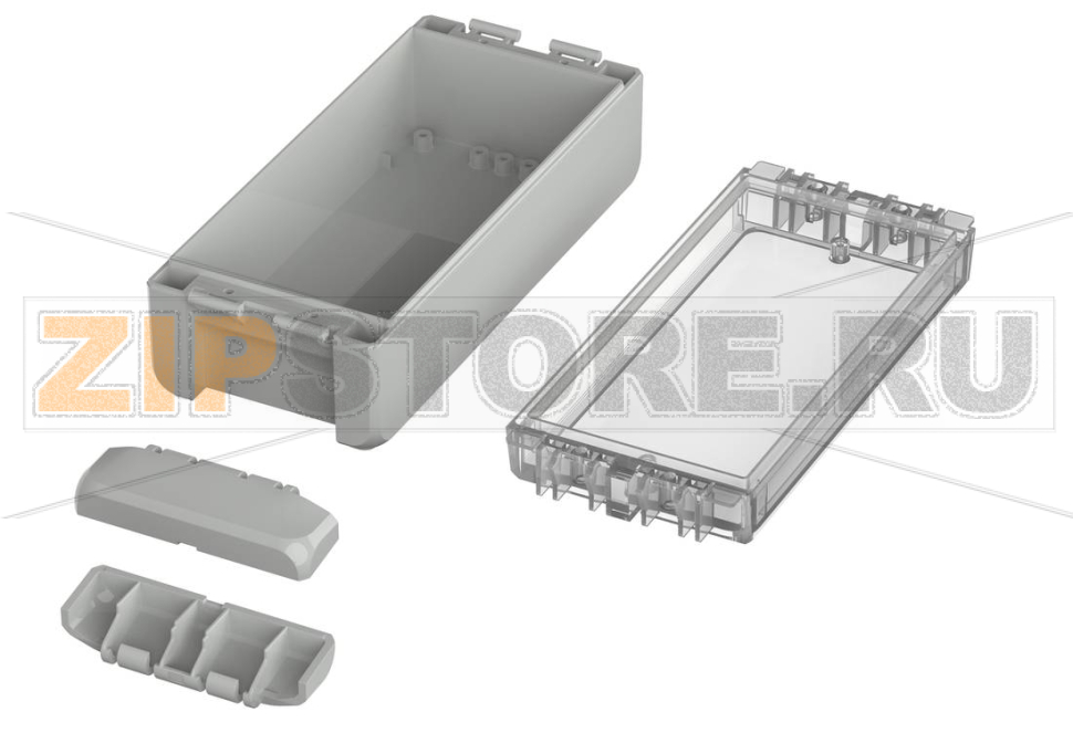 Корпус, 191x80x60 мм, поликарбонат UL 94 V0, прозрачная крышка Bopla B 180806 PC-V0-G 7035 