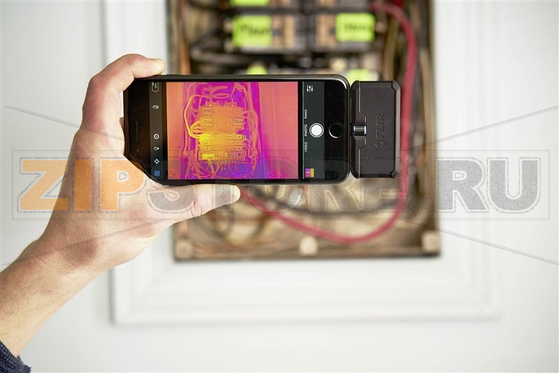 Тепловизор, от -20 до 120°C, 80x60 пикселей, 8.7 Гц FLIR ONE PRO LT Android Micro-USB 