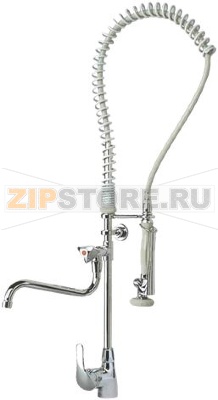 ОДНОРЫЧАЖНЫЙ СМЕСИТЕЛЬ С ПАТРУБКОМ 