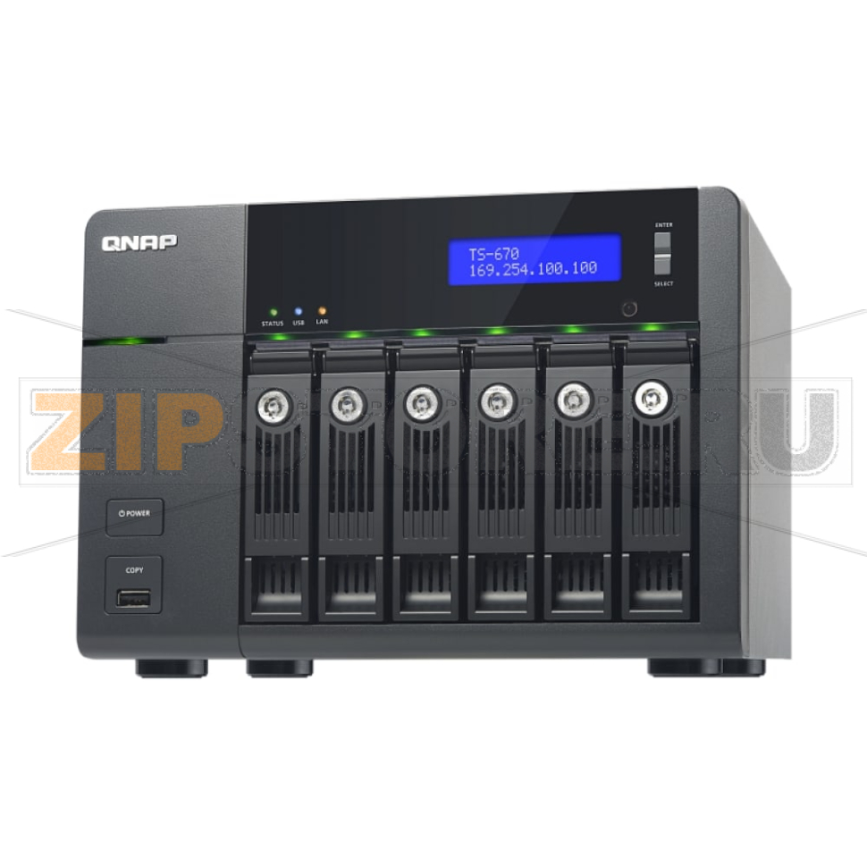 Накопитель сетевой QNAP TS-670 