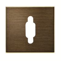 Накладка для VGA разъёма/коннектора, античная латунь ABB 2CLA855550A1201