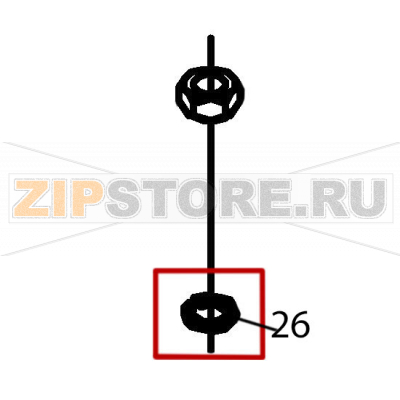 Spring washer A-6 Fagor FI-2700I Spring washer A-6 Fagor FI-2700IЗапчасть на деталировке под номером: 26Название запчасти Fagor на английском языке: Spring washer A-6 FI-2700I.