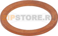 FLAT GASKET COPPER ø 25x19.5x1.5 mm