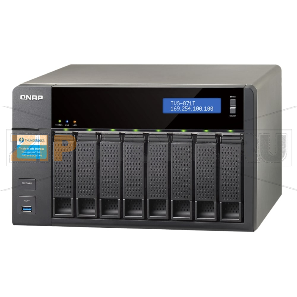 Накопитель сетевой QNAP TVS-871T 