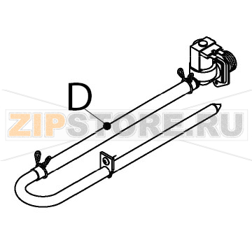 Water circuit assy Hoshizaki IM-65NE-25 Water circuit assy Hoshizaki IM-65NE-25Запчасть на деталировке под номером: D
