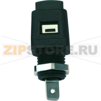 Зажим быстроразъемный 16 А, черный, 1 шт Schützinger ESD 498 / SW 