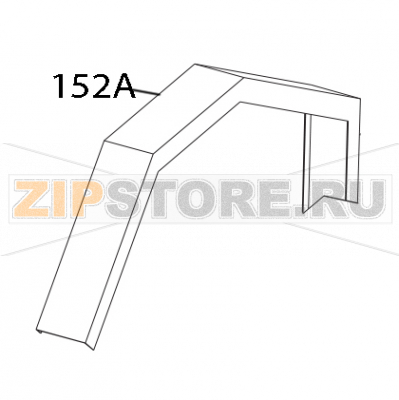 Left inox decoration Sigma SPZ 120 Left inox decoration Sigma SPZ 120Запчасть на деталировке под номером: 152A