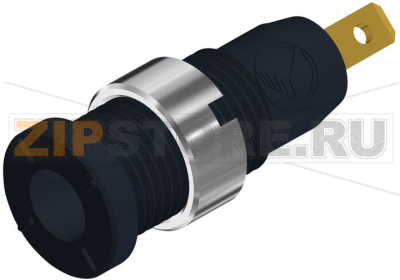 Разъем 2 мм, 10 А, 1 кВ, черный Hirschmann MSEB 2610 F28 AU SCHWARZ / BL 