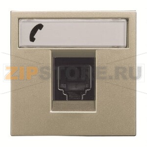 Розетка двухмодульная, шампань ABB 2CLA221760N1901 