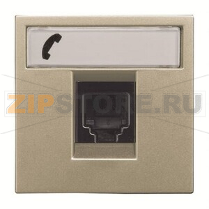 Розетка двухмодульная, шампань ABB 2CLA221760N1901 