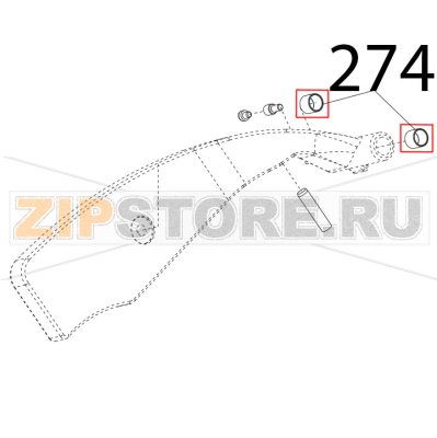 Boccole autolubr. 12.14.12, DAL01 Sirman Palladio 350 Boccole autolubr. 12.14.12, DAL01 Sirman Palladio 350Запчасть на деталировке под номером: 274