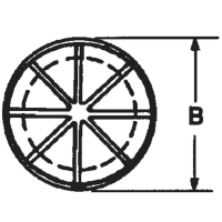Зажим кабельный, Ø: 12.7 мм, полиамид, черный, 1 шт PB Fastener AF0812