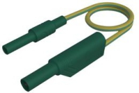 Провод тестовый 1 м, зеленый, желтый Hirschmann MAL S WS-B 100/2,5 GREEN YELLOW