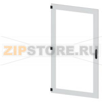 SIVACON, door, left, inspection window, IP55, H: 1800 mm, W: 900 mm, RAL 7035, Protection class 1 Siemens 8MF1890-2UT15-0BE2