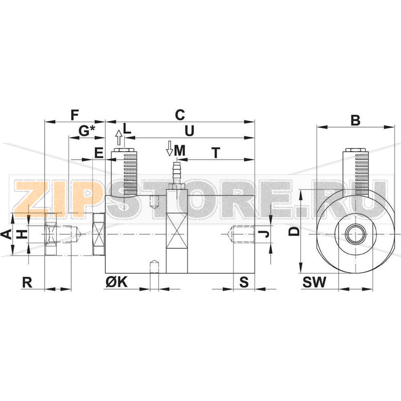 Вибратор поршневой Netter Vibration NTK 25 AL 